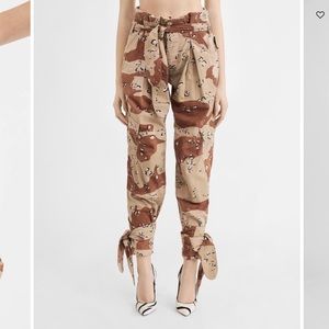 Re/Done + Attico Camo High Waited Pants SIZE SMALL